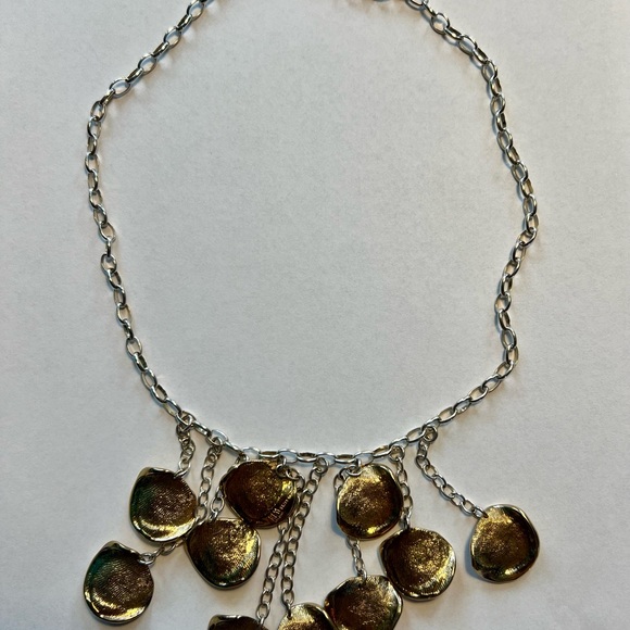 Rare find RLM Studio sterling silver 18” Necklace with with 10 brass charms - Picture 3 of 5